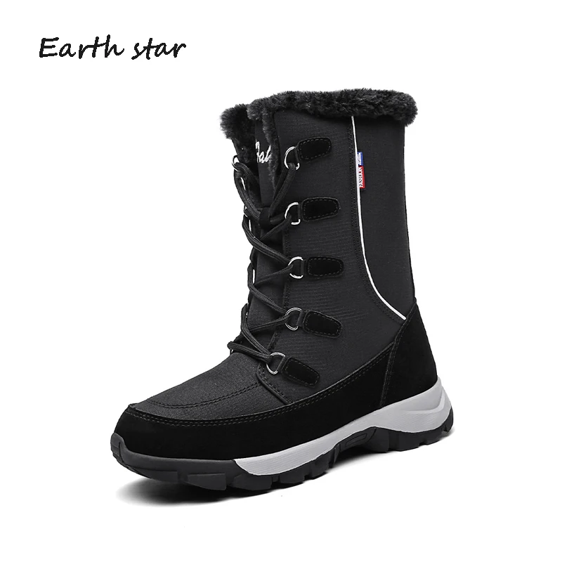 Harga Sepatu Bot Salju High-Top Tebal Empuk Gaya Baru Musim Dingin 2019 Sepatu Bot Pendek Hangat Tahan Air Wanita Antiselip Botas Mujer