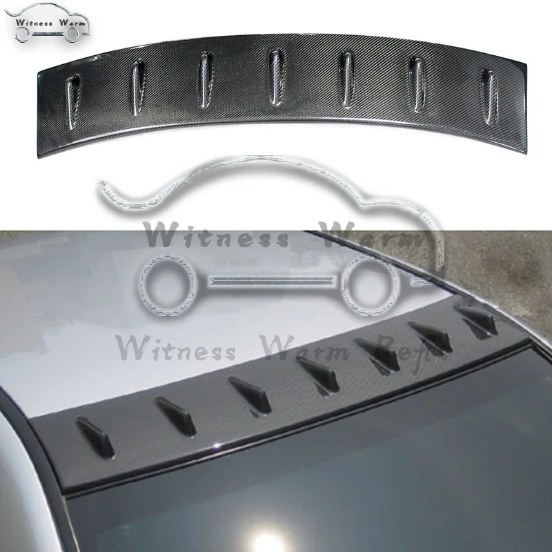 Задний спойлер из настоящего углеродного волокна Акулий плавник для Subaru Impreza WRX STI