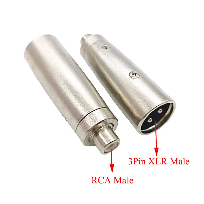 3Pin XLR розетка гнездо/штекер к разъему RCA переходник для микрофона усилитель