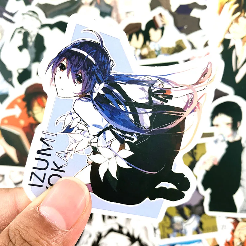 1050pcsset bungou stray dogs anime graffiti stickers gifts toys for kid diy skateboard laptop car phone motorcycles bicycles free global shipping