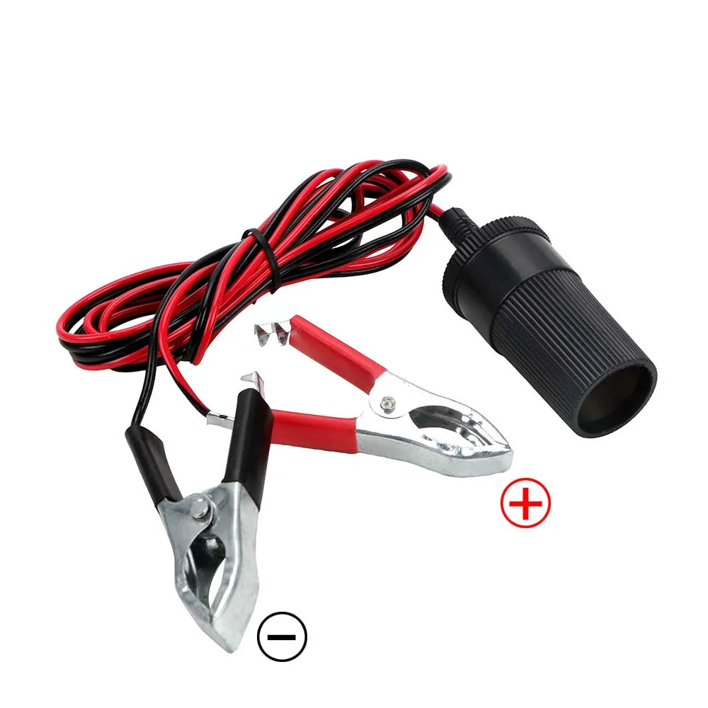12 В 15 а автомобильный Аккумуляторный Зажим адаптер для прикуривателя розетка