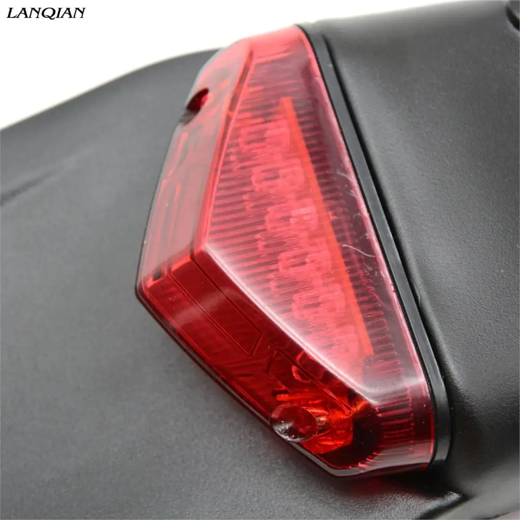 Универсальный мотоцикл водонепроницаемый Встроенный задний фонарь ABS пластик