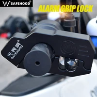 z con intelligent controllable alarm motorcycle grip lock cnc safety lock handlebar phone brake lever disc lock motorcycle lock