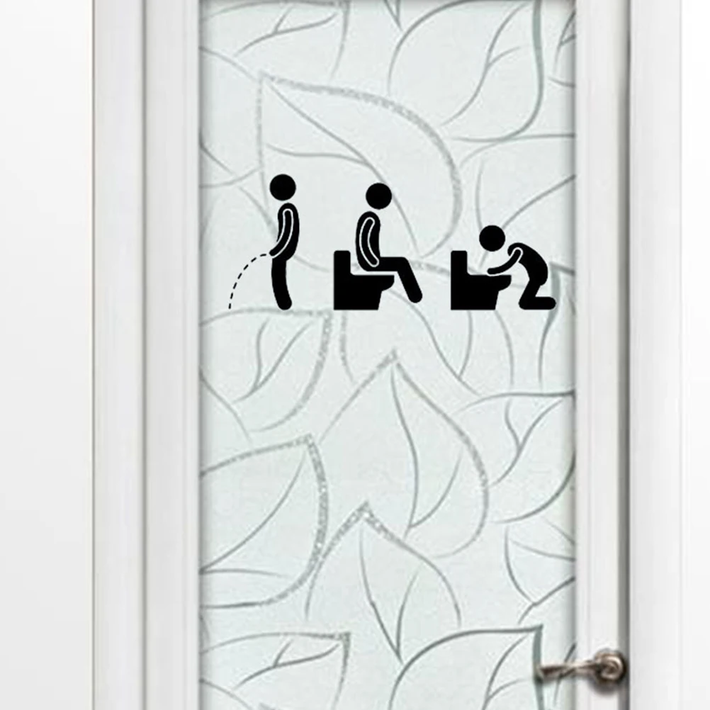 5 шт. забавные наклейки для туалета DIY украшения дома съемные самоклеящиеся