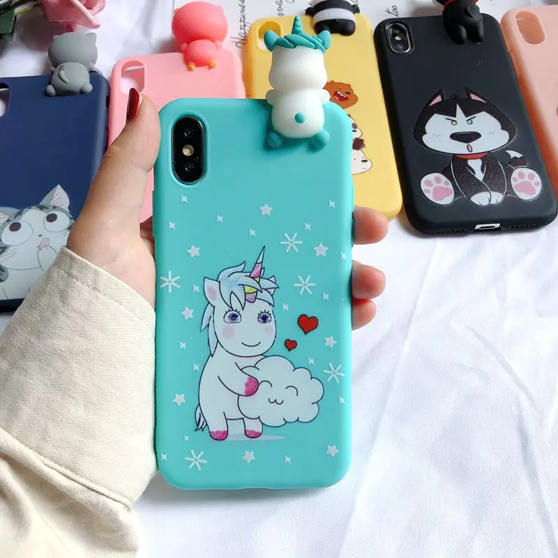 5 XS Max 3D чехол для Coque iPhone XS Max iPhone 5 5S SE чехол Etui Единорог Kawaii чехол для Funda iPhone 6 6S 7 8 Plus X XR XS чехол - Цвет: 5