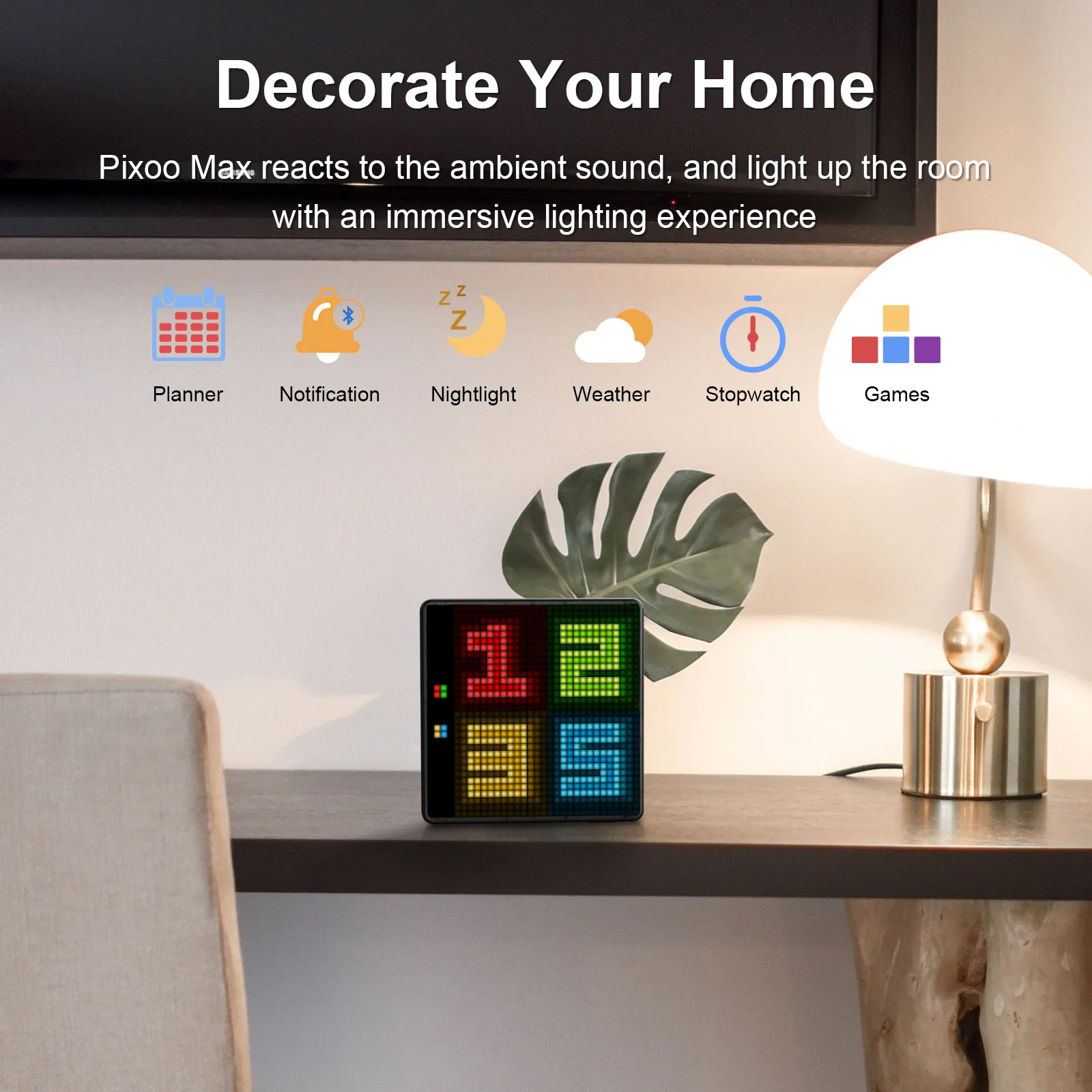Divoom Pixoo Max цифровая фоторамка с 32*32 Пиксельной графики программируемый