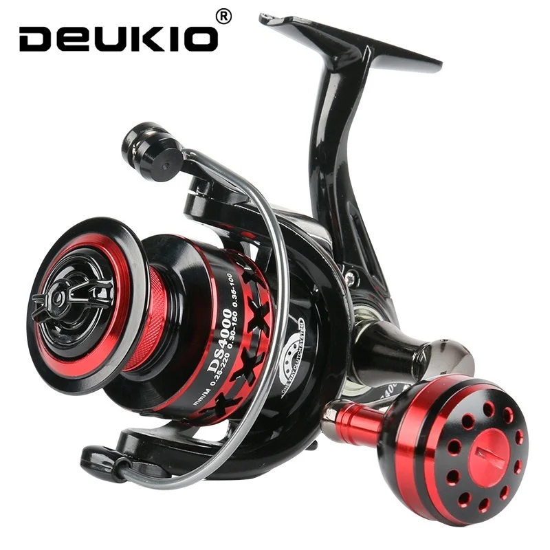 

Deukio Spinning Reels Fishing Metal Stainles Steel Spool Wheel Max Drag 13KG Saltwater Carp Reel for Fishing Spinning Tackle Sea