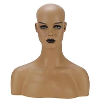 female firberglass mannequin head bust for wig and hat display