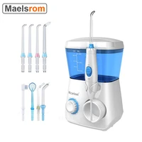 nicefeel electric oral irrigator water flosser dental jet teeth cleaner hydro jet with 600ml water tank 7 nozzles