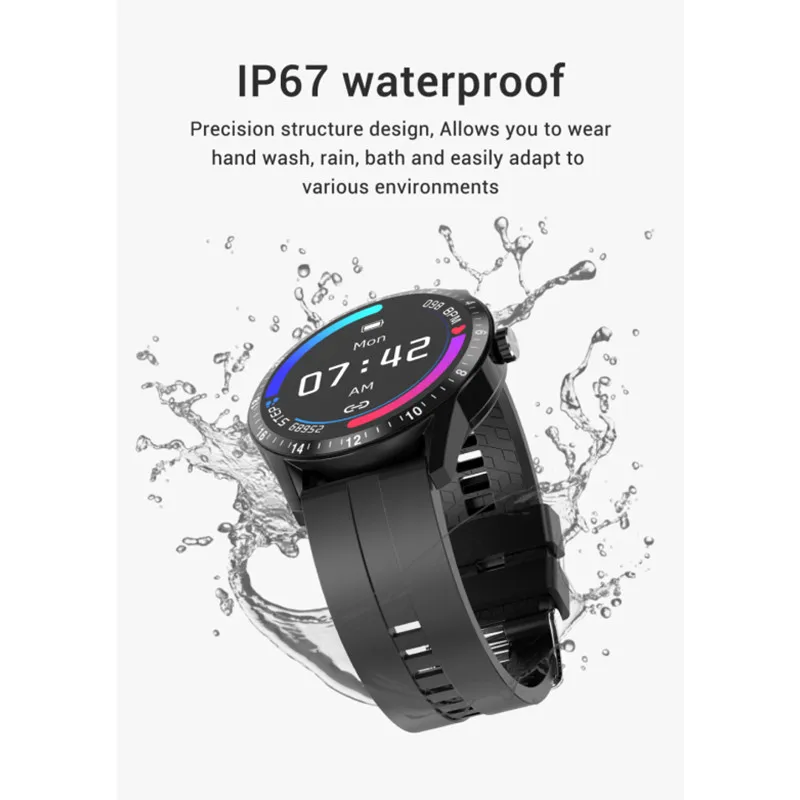 Новые мужские Смарт-часы с Bluetooth 4 0 и функцией звонков водонепроницаемые IP67