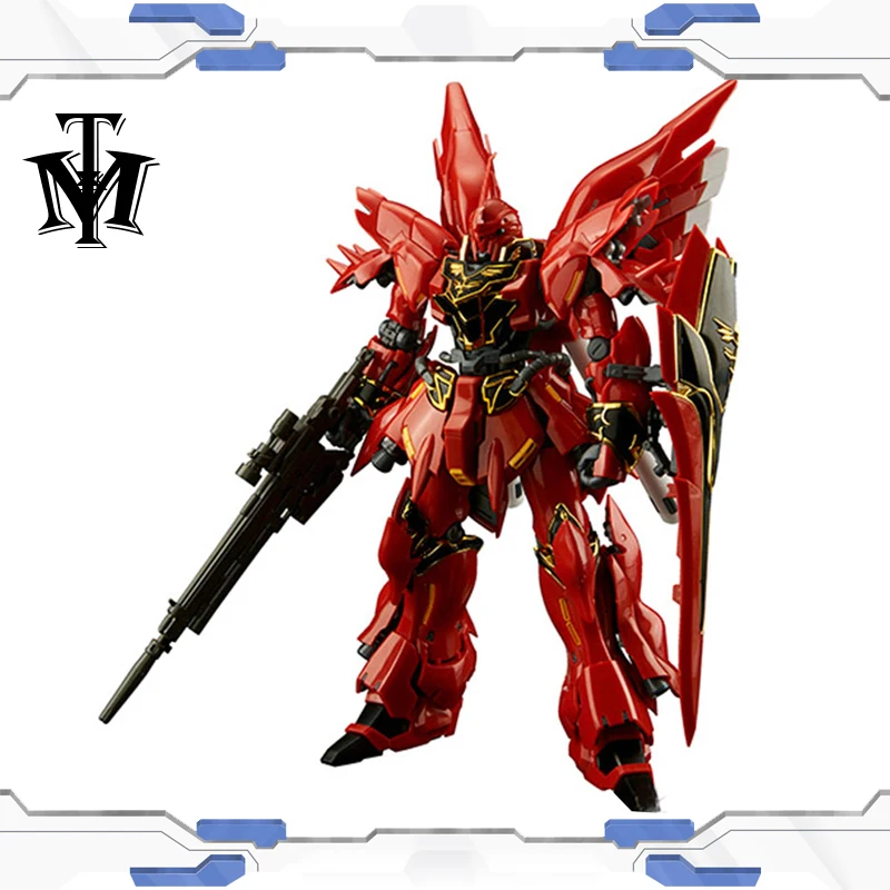 Bandai натуральная RG 22 1/144 аниме MSN 06S Sinanju воина гундама модель в собранном виде