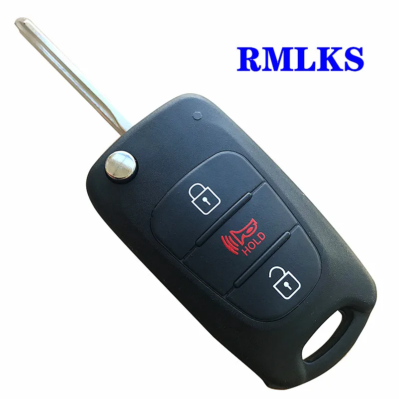 Новинка 3 кнопки откидной раскладной чехол с дистанционным управлением для HYUNDAI