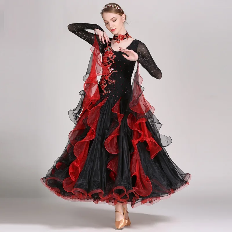 

Standard Ballroom Dancing Clothes Ballroom Dance Competition Dresses Tango Costumes Foxtrot Dress Waltz Ballroom Rumba Dresses