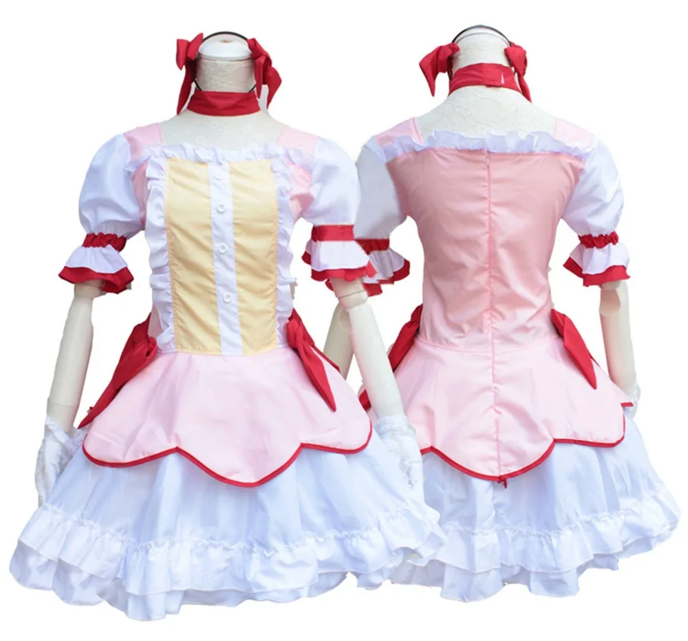 6 шт./компл. Косплей-костюм аниме New Hot Puella Magi Madoka Magica Kaname костюм для Хэллоуина