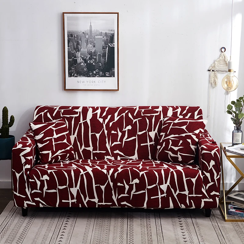 

Floral Pattern Elastic Stretch Universal Sofa Covers Sectional Throw Couch Corner Cover Cases for Furniture Armchairs Home Decor