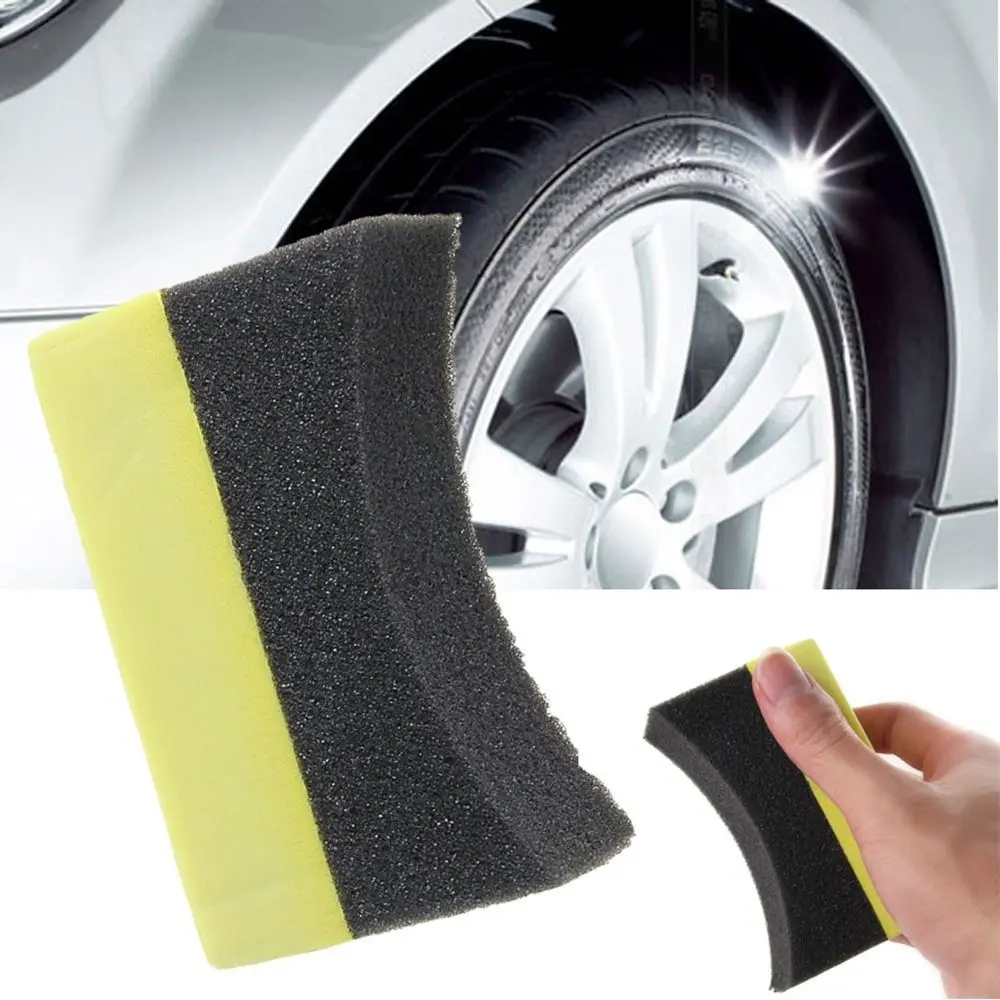 

3/10Pcs New Care Professional Auto Car Sponge Pad Cleaning Curved Foam Tyre Dressing Applicator