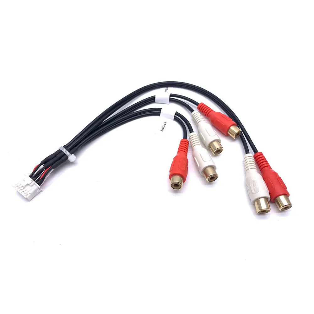 14 Pin 6 RCA для Kenwood CD выходной провод жгут сабвуфера кабель адаптер проводка