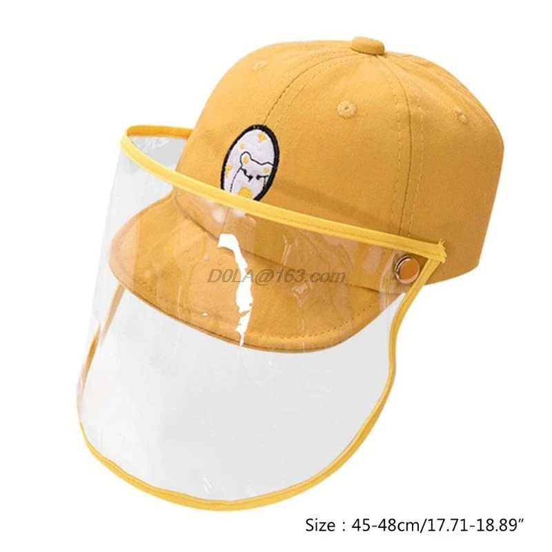 

Baby Anti-fog Hat Protective Mask Cap Face Protective Sun Cap Face Protection Anti-UV Safty Outdoor Fishing Hat