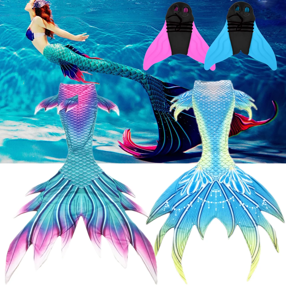 Женский роскошный хвост Русалочки для взрослых и детей моноласт косплея детский