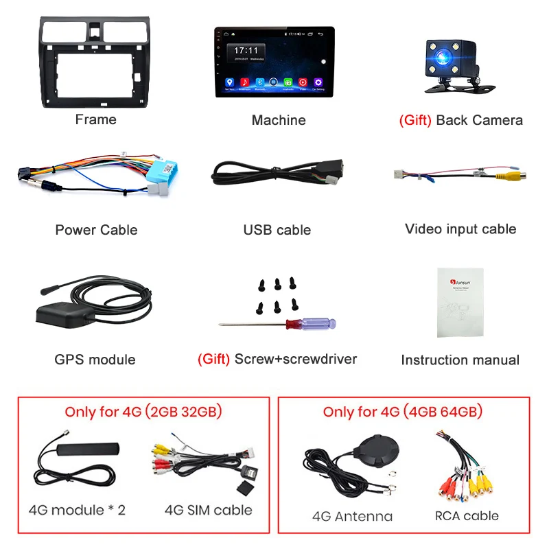 Junsun V1 2G+ 32G Android 9,0 DSP автомобильный Радио мультимедийный плеер для Suzuki Swift 2003-2010 2007 навигация gps 2 din DVD