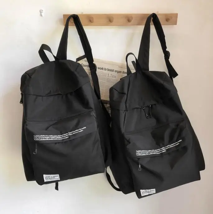 Women /Men Canvas black Backpack College Student laptop backpack Bags for Teenagers Mochila Casual Rucksack Travel Daypack | Багаж и сумки