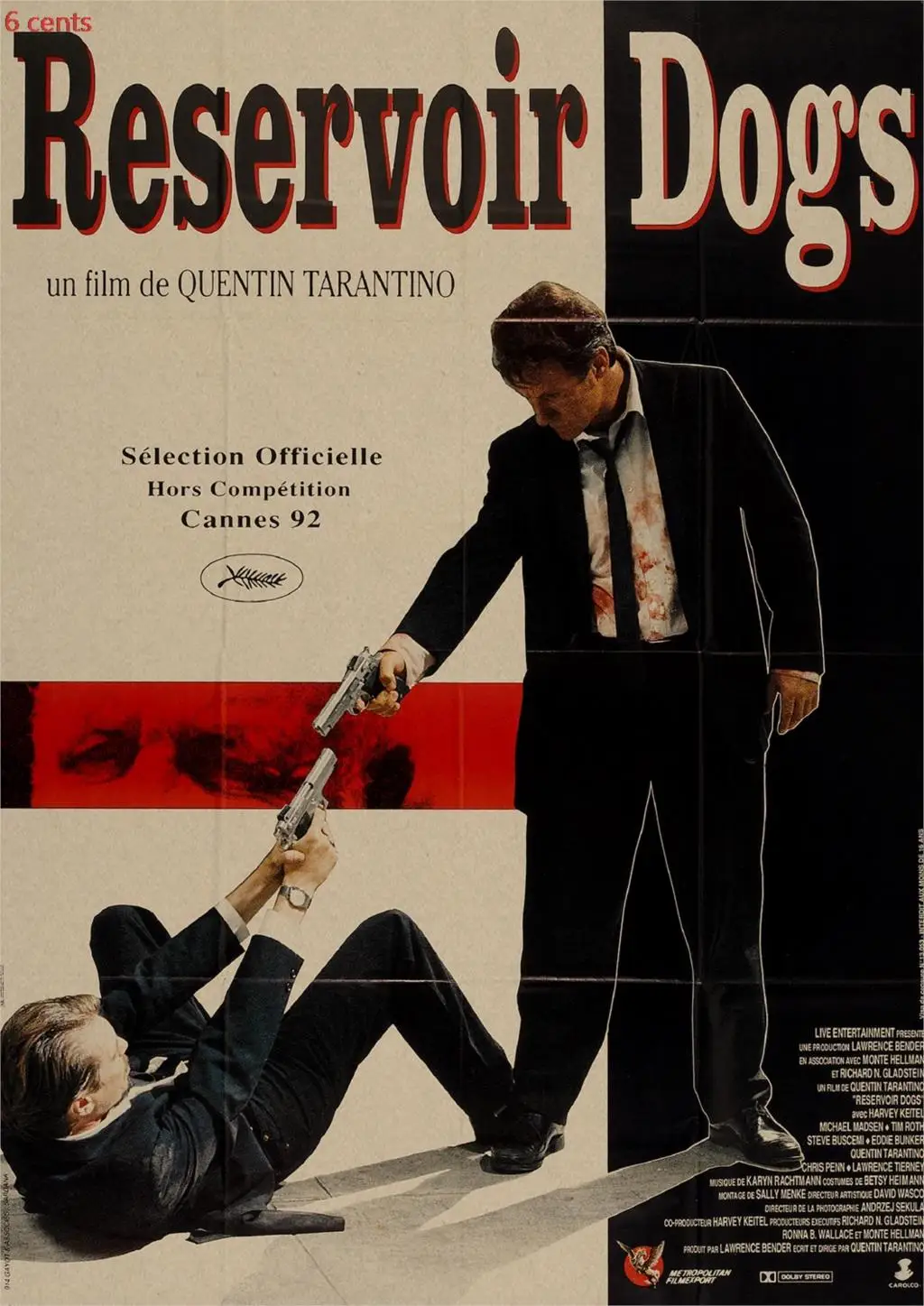 

Quentin Tarantino Director Film Poster Falling Dog, Retro Poster Kraft Poster Decorative Poster Movie Wall Sticker Poster Movie