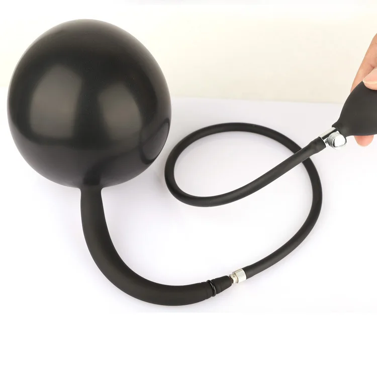 Силиконовая Анальная пробка увеличенного размера надувной анальный расширитель