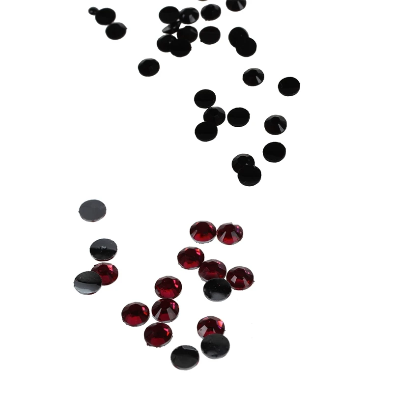 Кристальные акриловые стразы с плоской задней стороной 4000 шт. дизайн ногтей 2000