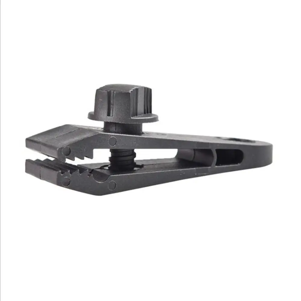 

10 шт. уличная палатка с фиксированным нейлоновым пластиковым зажимом Прочный портативный ветрозащитный зажим используется для усиления на...