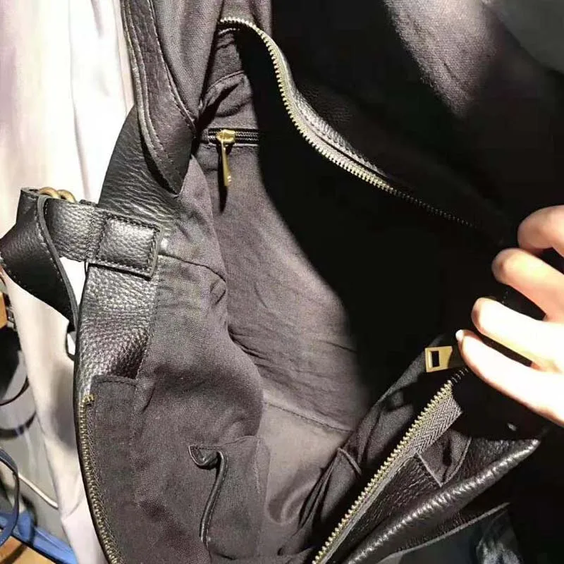 Женская сумка на плечо из натуральной кожи