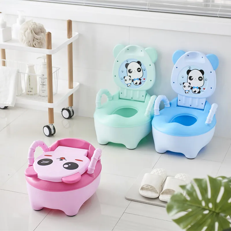 

0-6 Years Old Children's Pot Soft Baby Potty Plastic Road Pot Infant Cute Baby Toilet Seat Boys And Girls Potty Trainer Seat WC