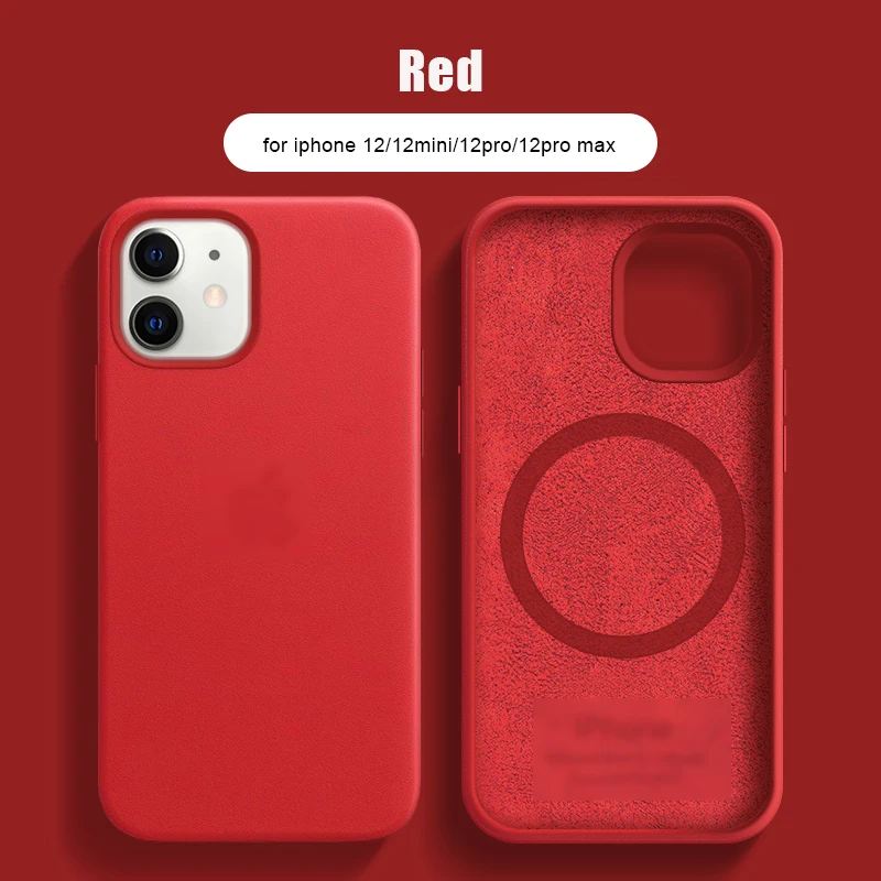 

1:1 Genuine case for iphone 12 mini pro max case cover with Boot animation Automatic adsorption for iphone 12 pro