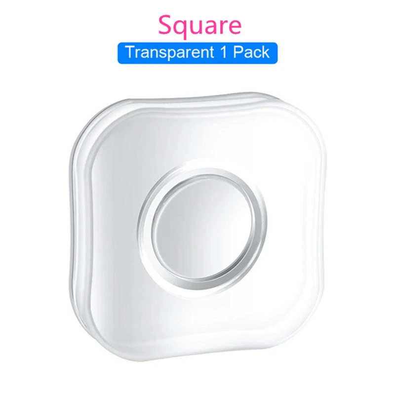 1 pcs square Магический флоуш лама нано резиновый коврик универсальный многофункциональный держатель мобильного телефона для iPhone Redmi Note 8 фиксирующий гелевый коврик стикер - Цвет: 1 pcs square