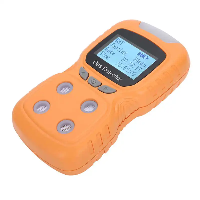 

Portable Care 4In1 Gas Detector Portable Harmful Noxious Gas Monitor LCD Display Waterproof ExplosionProof US