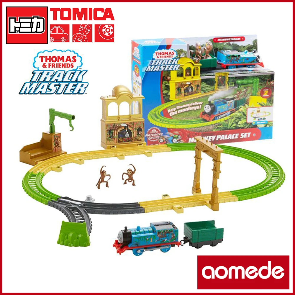 Thomas &amp Friends Trackmaster Monkey Palace Set Train Play Diecast Car Railway Motorized Engine Track Playset Toys For Children | Игрушки и