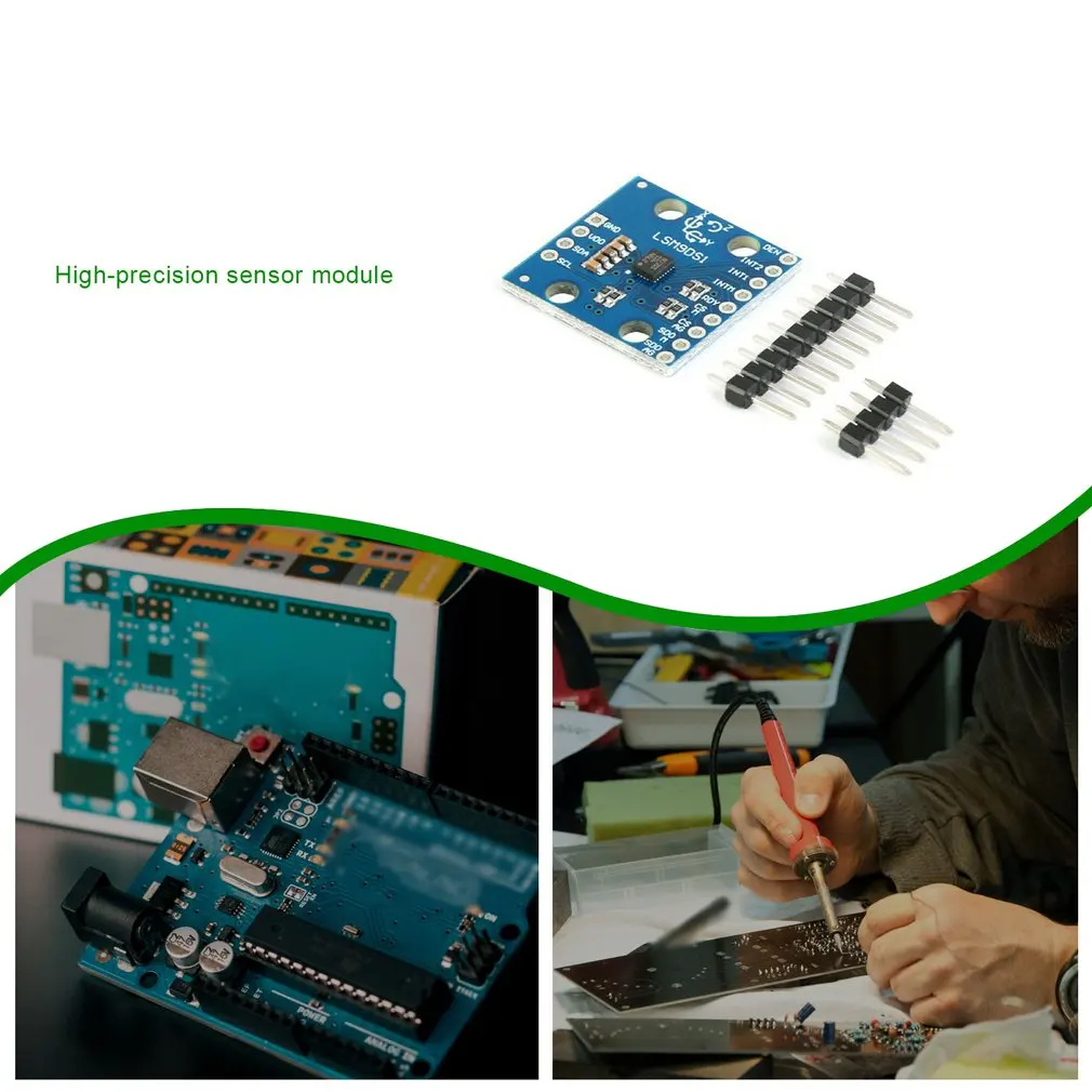 LSM9DS1 9DoF IMU прецизионный датчик отношения Accel SPI I2C для модуля GY-LSM9DS1 | Инструменты
