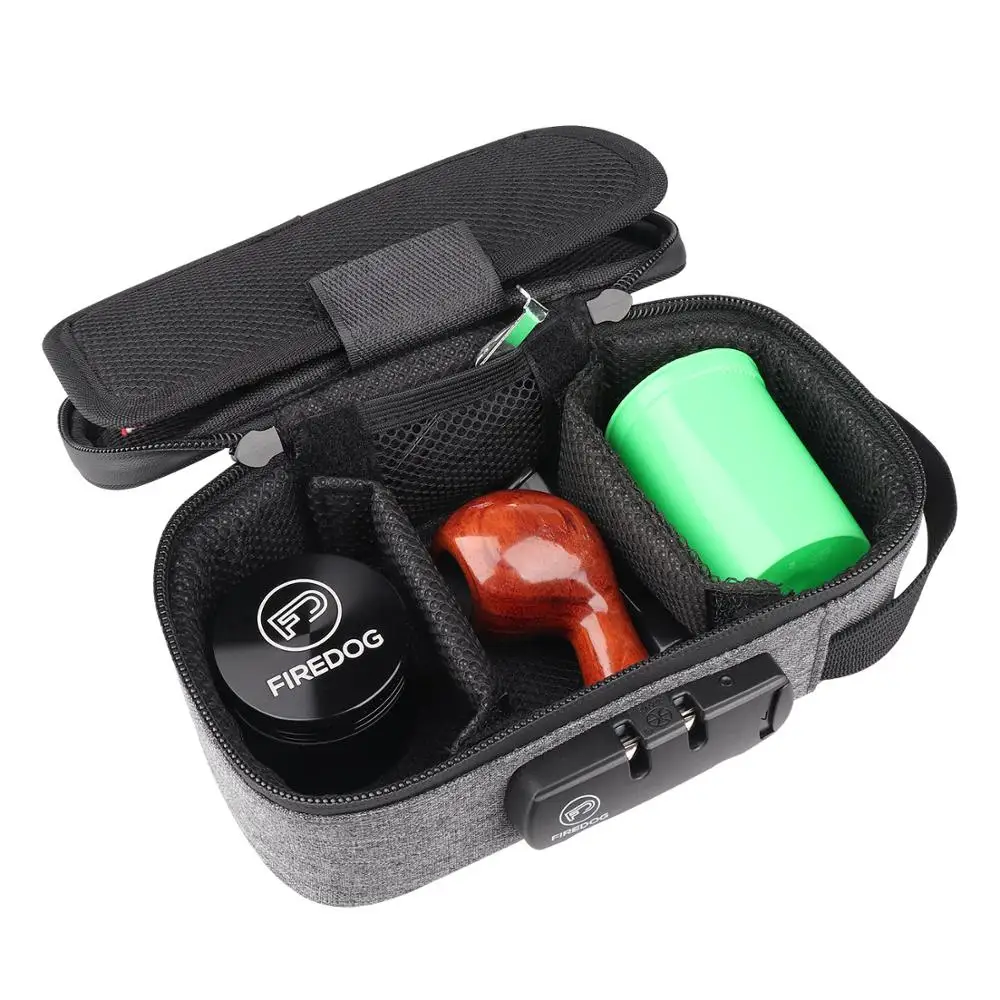 Пожарная собака курит запах устойчивая сумка для хранения с кодовым замком