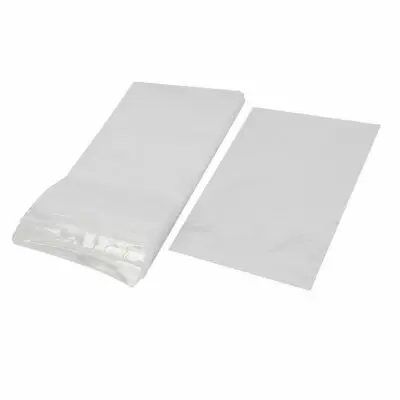 

100 Pcs 7"x10" Ziplock Zip Lock Bags 2Mil Clear Poly Plastic Reclosable