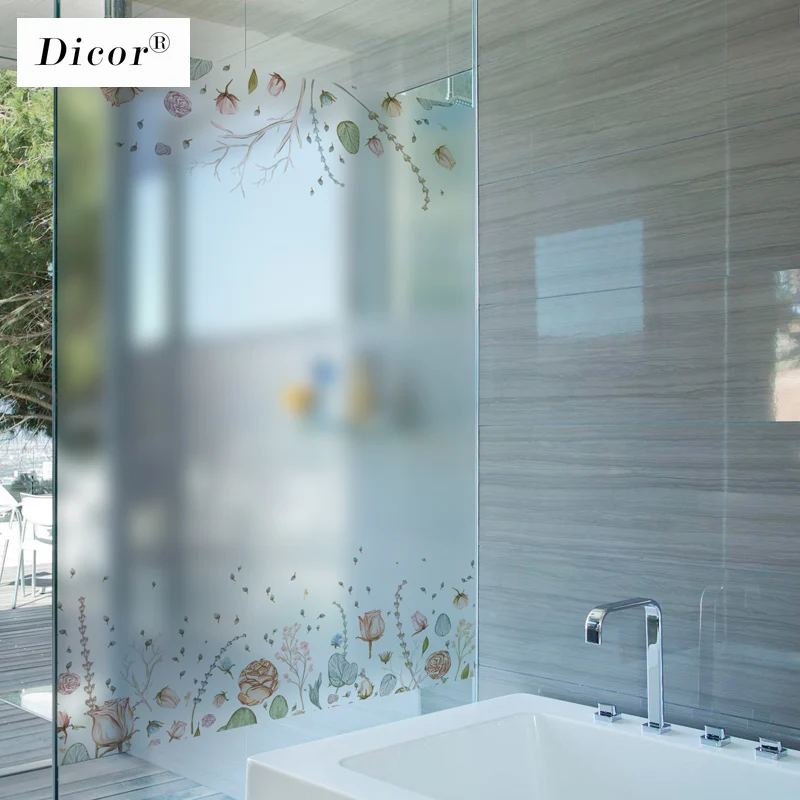 Стеклянная пленка для окон DICOR прозрачная непрозрачная декоративная домашнего