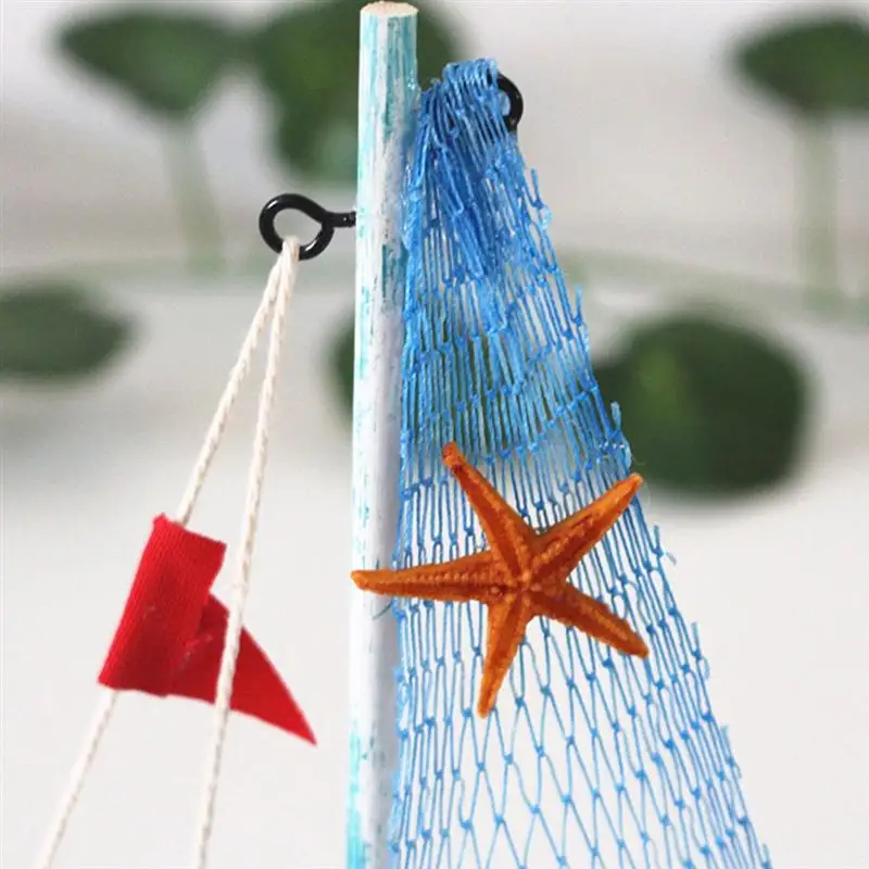 4 шт. 15 см мини Парусник модель орнамент средиземноморская рыбацкая лодка стиль