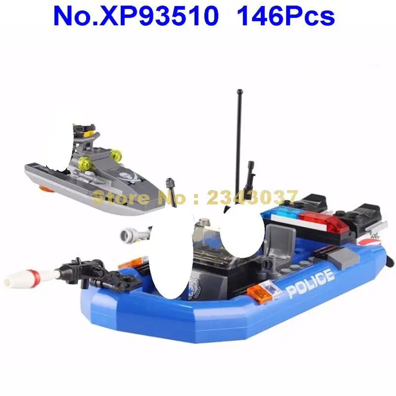 146 шт. Детский конструктор гироскутер|building blocks|military policeblock block |