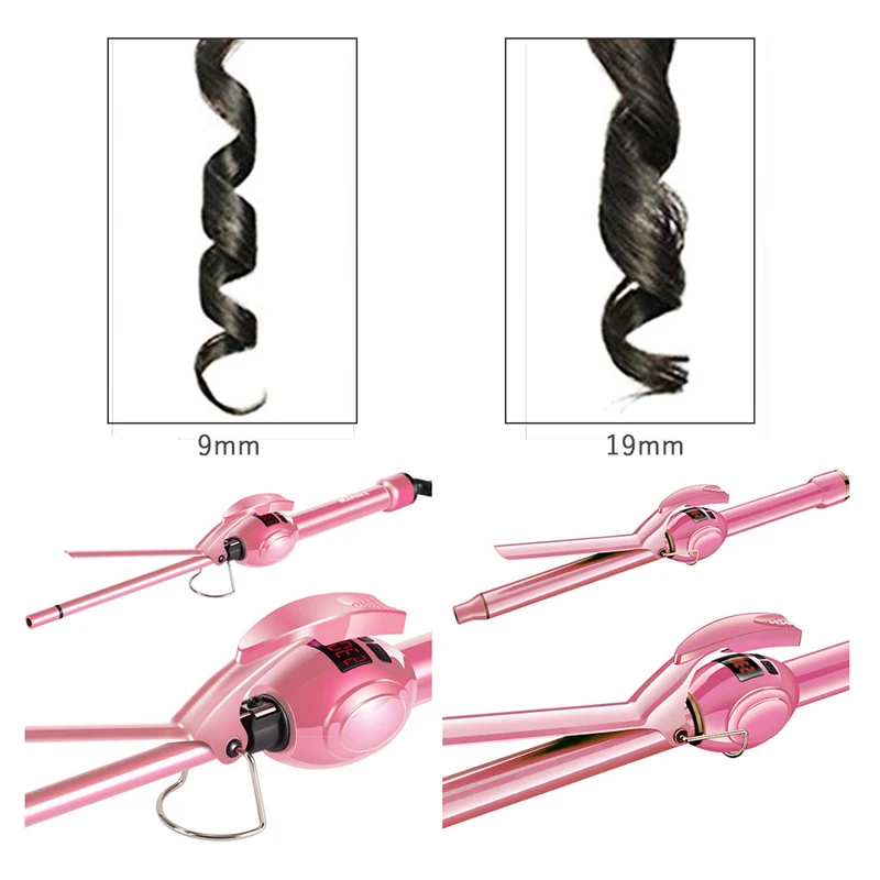 JUNEJOUR щипцы для завивки волос ЖК-дисплей палочка роликовые Вэйвер красивые