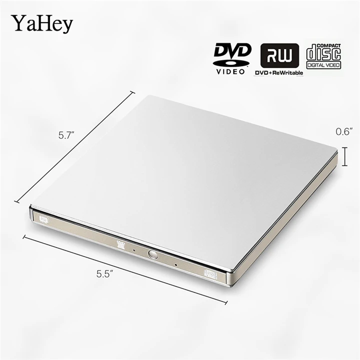 USB 3,0 DVD привод Оптический привод CD rom плеер DVD RW горелка для ноутбука компьютера ПК Macbook OS Window 10