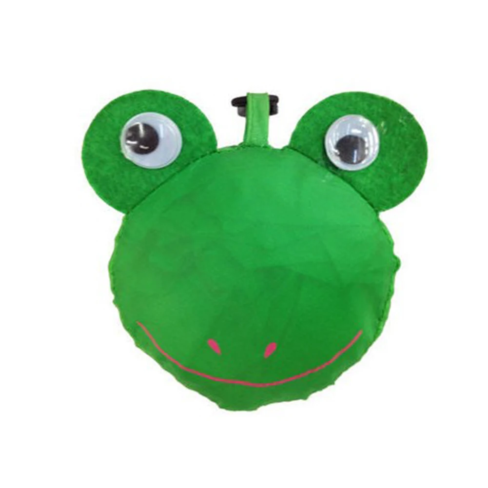 frog Милые собаки животных хозяйственные сумки рыбы Путешествия Складная Сумочка Сумка для продуктов хранения многоразовая хозяйственная сумка с изображением мультипликационных героев - Цвет: frog