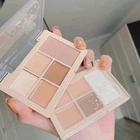professional concealer palette long lasting texture contour base foundation full coverage highlighter face bronzer cosmetic