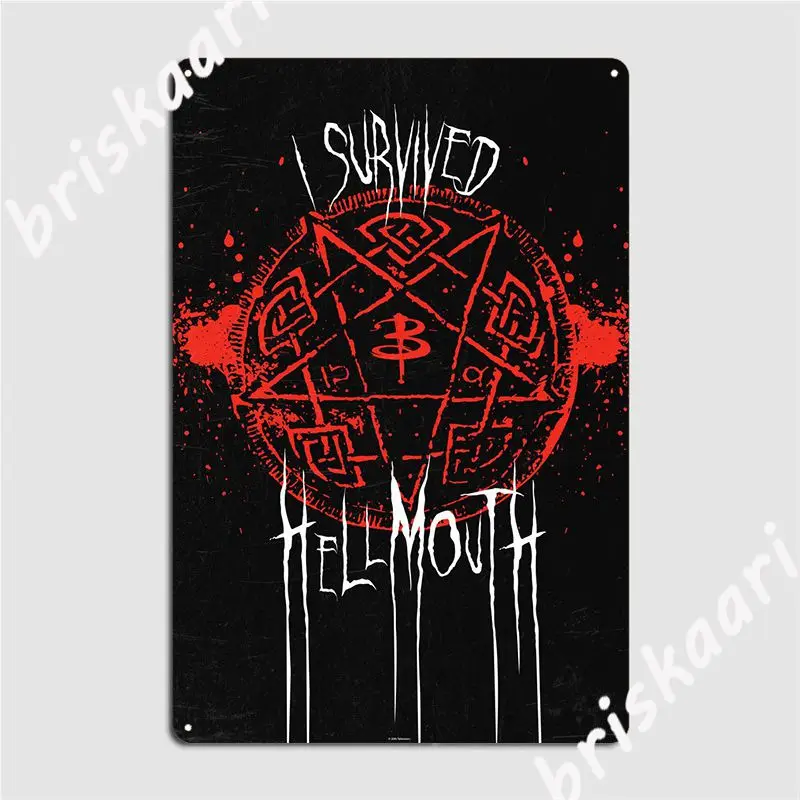 Металлический плакат с надписью «я выдержал грилфут»