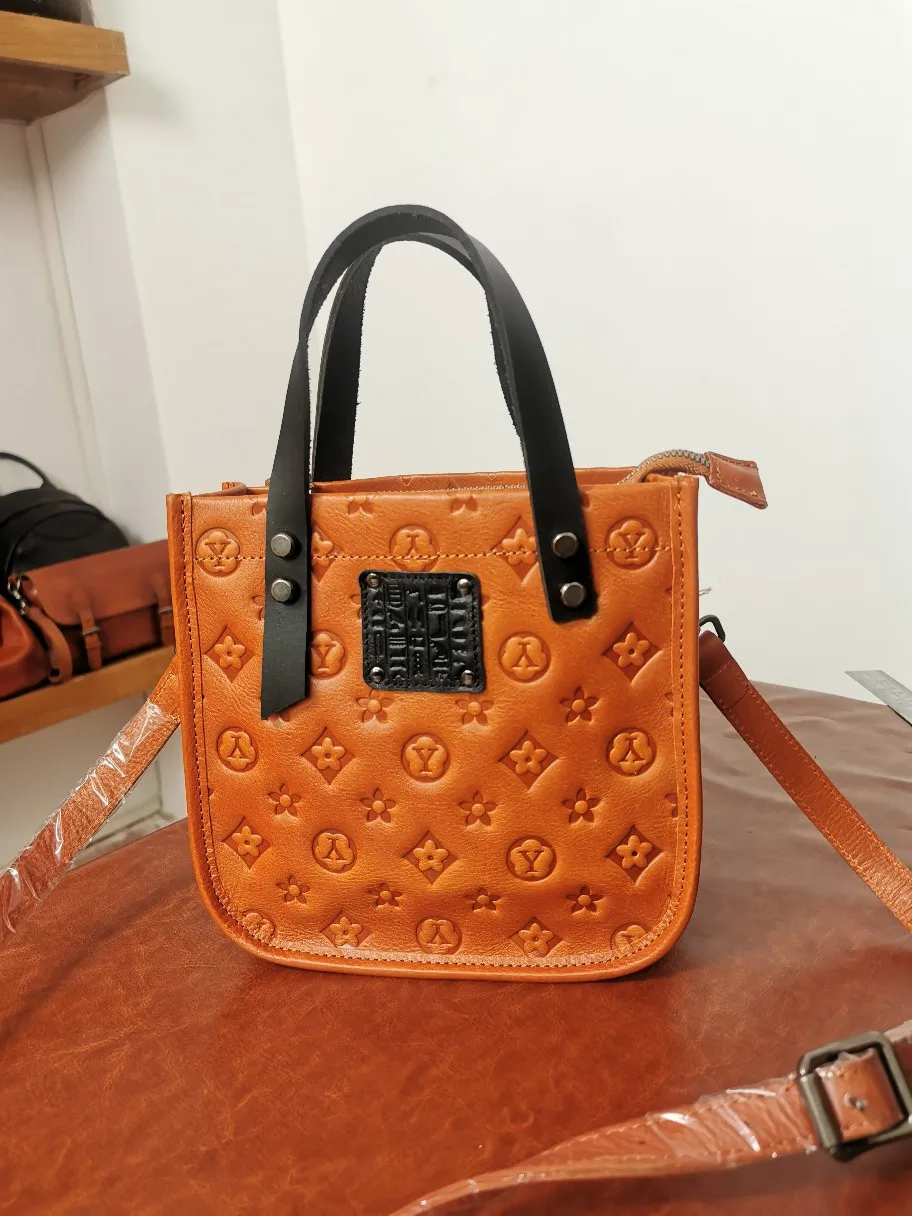 

Женская сумка через плечо, Классическая многофункциональная сумка в китайском стиле из мягкой кожи со встроенной вставкой