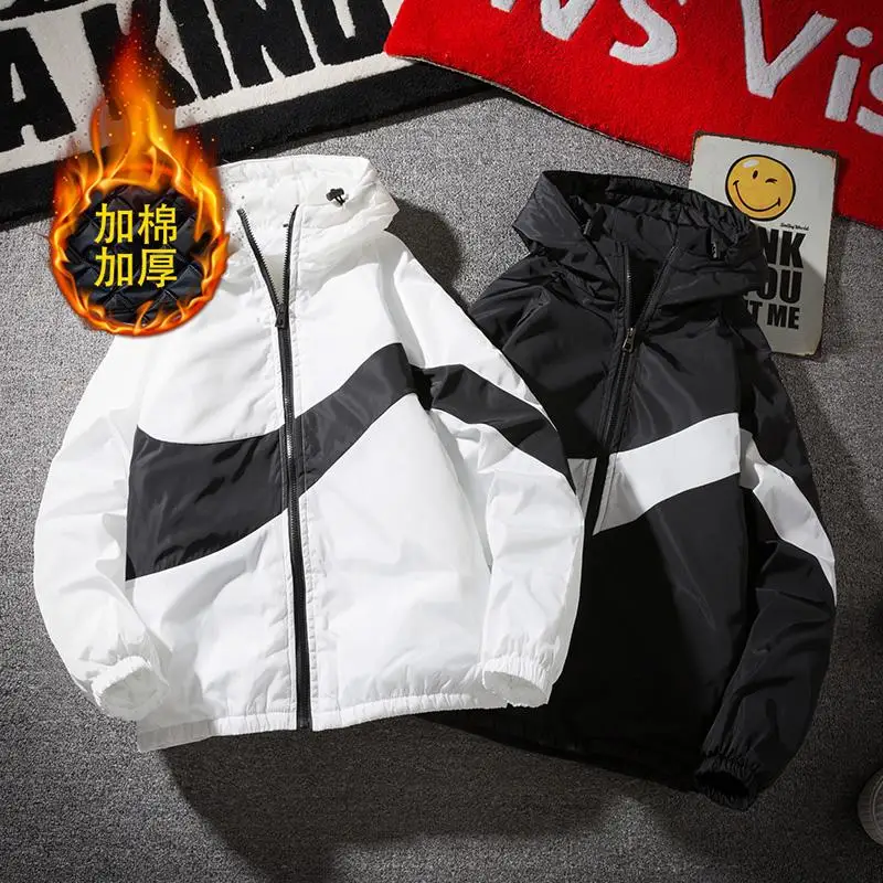 jacket men New  cotton jacket for casual couples with a jacket and jacket men Women jacket Winter jacket, warm coat Big yards