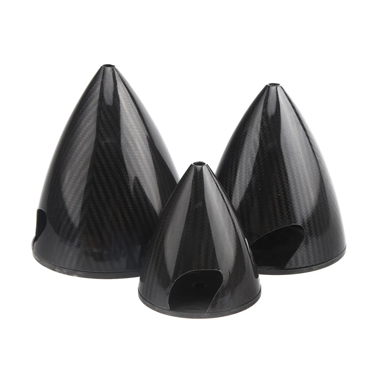 1 шт. 3K обработки RC 3 лезвия углеродного волокна Спиннер 2 25 &quot/3 25&quot/3 5 &quot/4 5&quot/4 75