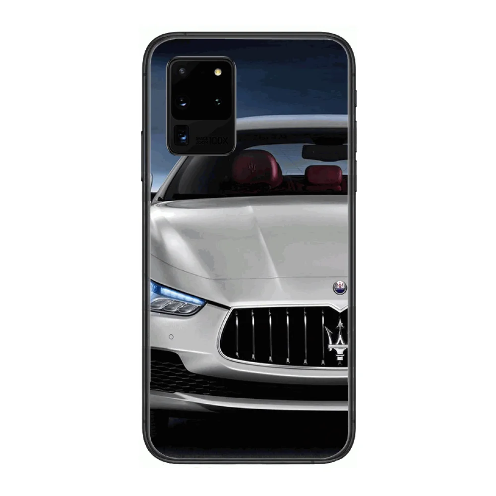 

Men's luxury car Phone cover hull For SamSung Galaxy S 6 7 8 9 10 20 Plus Edge E 5G Lite Ultra black soft bumper